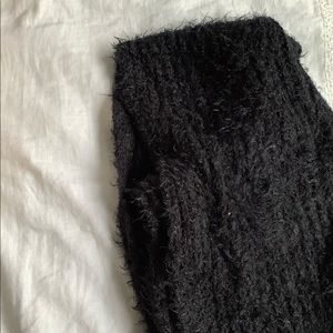 Black infinity scarf